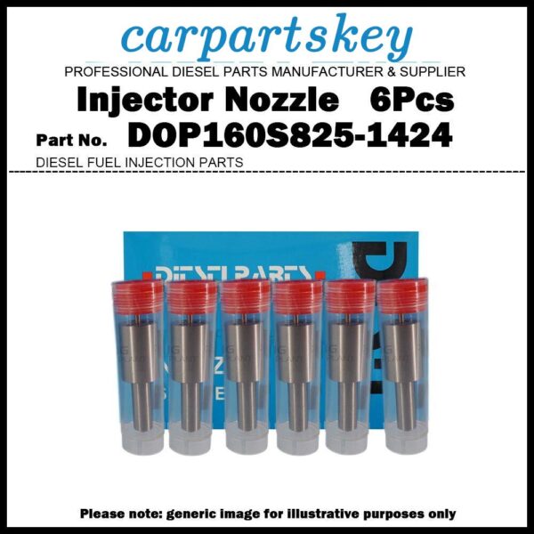 6Pcs Fuel Injector Nozzle Tips DOP160S825-1424