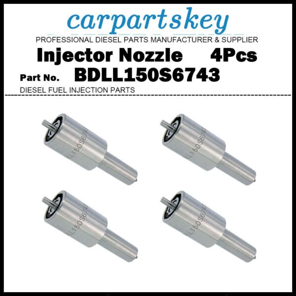 4x Injector Nozzle 5621791 BDLL150S6743 for Perkins AD4.203 AD3.152