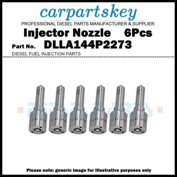 6x Fuel Injector Nozzle Tips DLLA144P2273 for Cummins 5272937 5283275 0445120304
