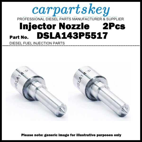 2Pcs Fuel Injector Nozzle DSLA143P5517 for DAF CF65 LF45 LF55 0445120250 5263321