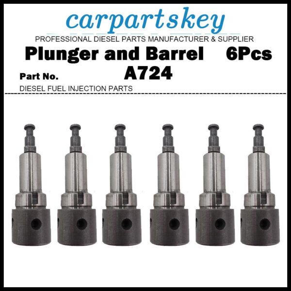 6x Plunger and Barrel Assembly A724 131153-4520 for ISUZU Forward 6HE1 6HH1 6HK1