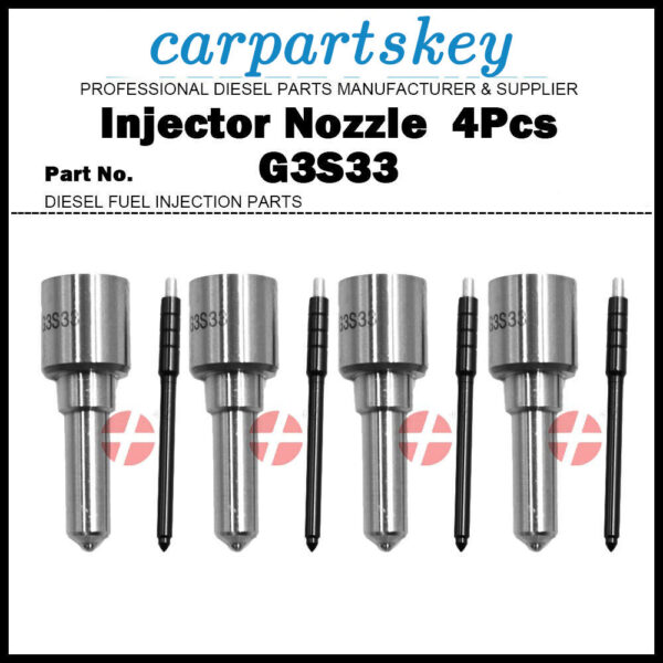 4x Injector Nozzle G3S33 for Toyota Hilux Hiace 2KD-FTV 23670-0L110 23670-09380