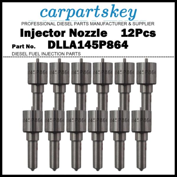 12x Injector Nozzle DLLA145P864 for Toyota Hilux 2.5 2KD 23670-0L010 23670-30240