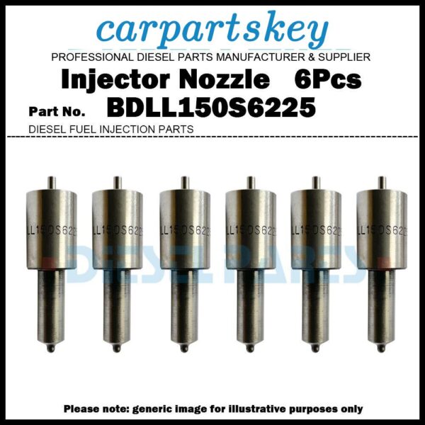 6x Fuel Injector Nozzle BDLL150S6225 1851758M1 DOP150S428-4456 for Perkins 6.354