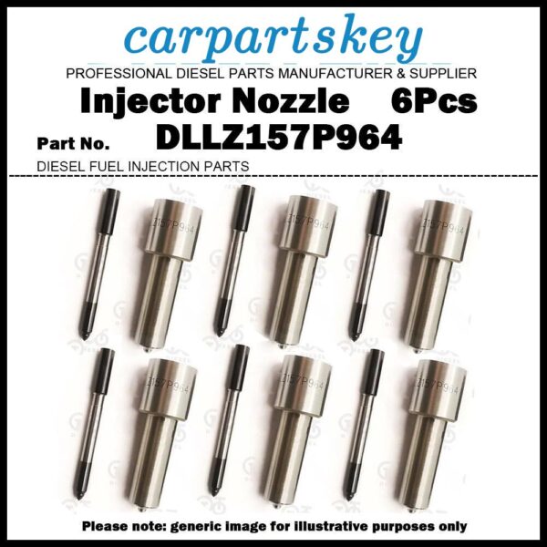 6x Fuel Injector Nozzle DLLZ157P964 for Mitsubishi Fuso 6M70 0445120006 ME355278