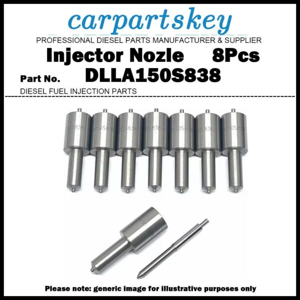 8x Fuel Injector Nozzle Tip 0433271837 DLLA150S838/ 303739 for Scania 142/143 V8