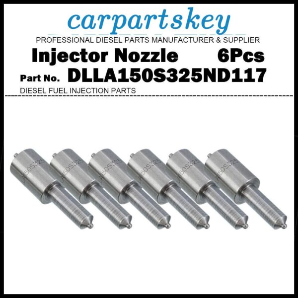 6x Injector Nozzle DLLA150S325ND117 105025-4290 for Hino Blue Ribbon EM100 MU10