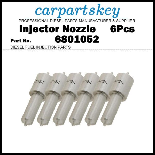 6x Fuel Injector Nozzle 6801052 2645A606 3637169M1 for Perkins 2645A011 2645A021