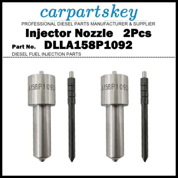 2x Fuel Injector Nozzle DLLA158P1092 for Isuzu 4HK1 6HK1 095000-5344 095000-6363