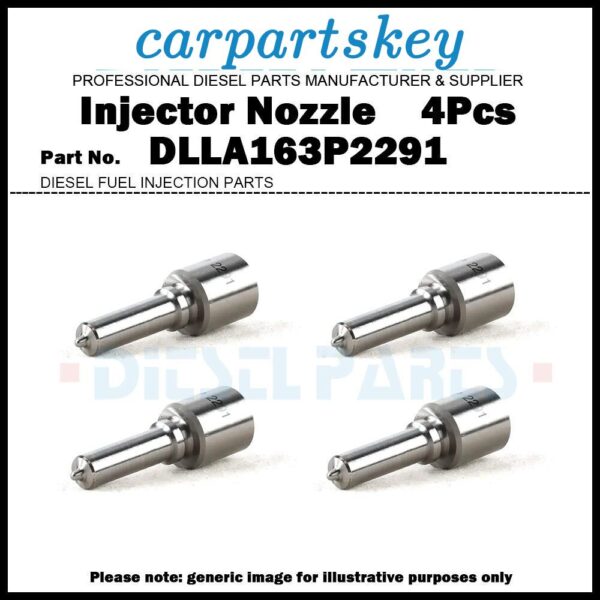 4Pcs Injector Nozzle DLLA163P2291 for Seat VW Audi 1.6TDI 0445110477 04L130277AJ