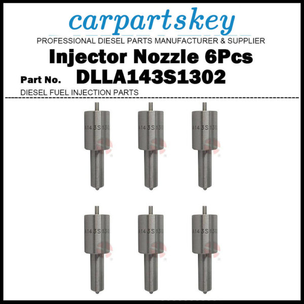 6Pcs Fuel Injector Nozzle DLLA143S1302 0433271616 99434328 fit IVECO NEW HOLLAND