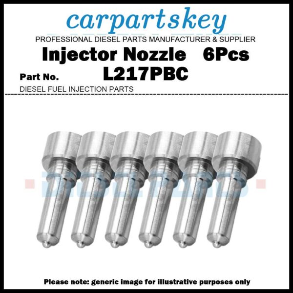 6x Fuel Injector Nozzle L217PBC for Nissan UD Truck GE13 BEBE4D17002 16650-00Z1A