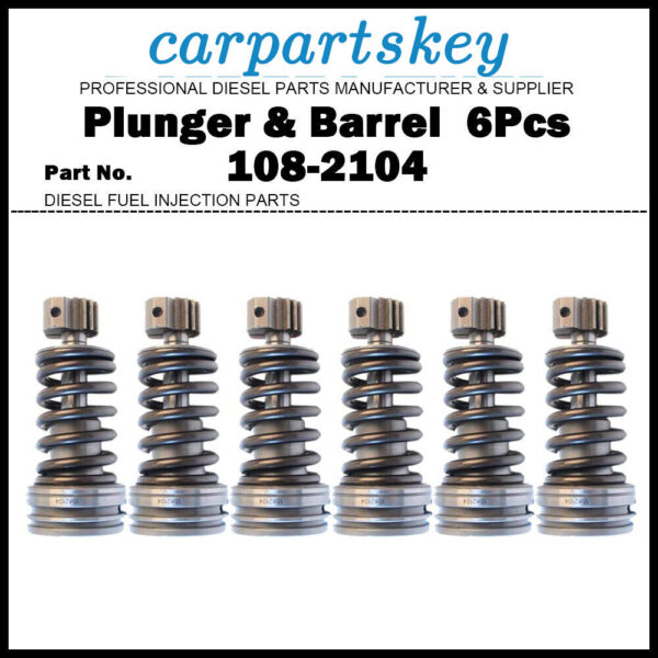 6 Plunger and Barrel 108-2104 7E-6007 20R-5289? for Caterpillar 3406B 3406C 3412