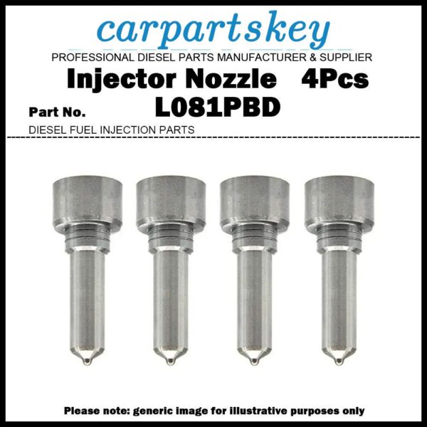 4x Fuel Injector Nozzle L081PBD for 00-06 Ford Transit 2.0Di B02602D YC1Q9K546DD