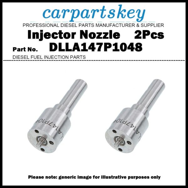 2x Fuel Injector Nozzle DLLA147P1048 for MERCEDES BENZ Atego 1228 1328 1528 1828
