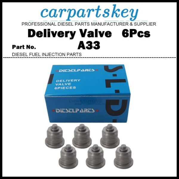 6Pcs 090140-5120 131110-5220 9413610027 Delivery Valve A33 for ISUZU 4BD1 6BD1