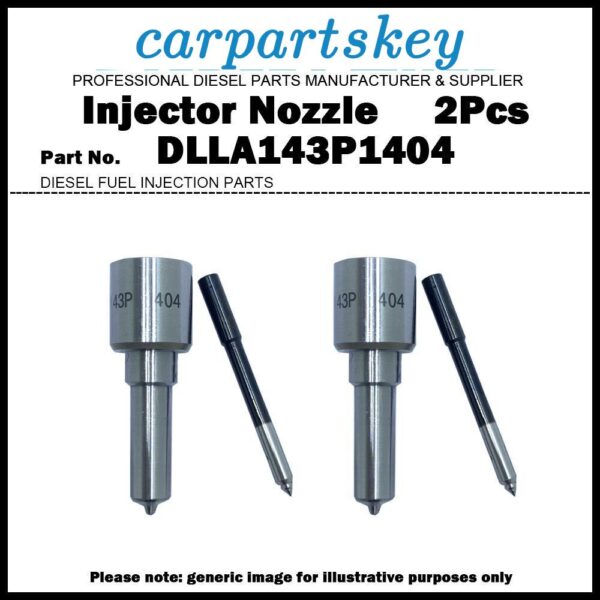 2x Fuel Injector Nozzle DLLA143P1404 for VW AGRALE MWM X12 0445120043 2R0130201B