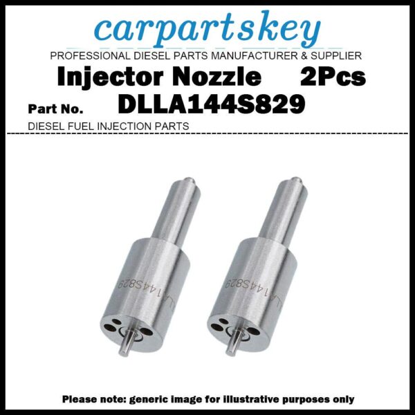 2Pcs Fuel Injector Nozzle Tips DLLA144S829 for Mercedes Benz OM421/422/423/424