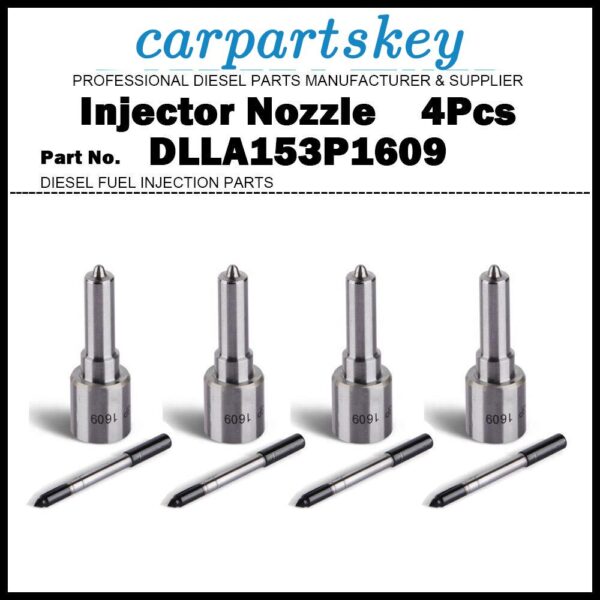 4x Injector Nozzle DLLA153P1609 for Hyundai Starex 2.5d 33800-4A600 0445110278