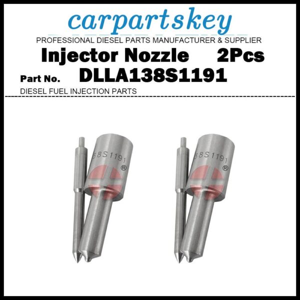 2Pcs Fuel Injector Nozzle DLLA138S1191 for Mercedes Benz OM401 OM402 0432231678