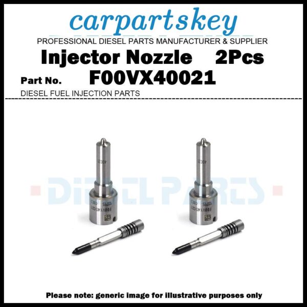 2x Fuel Injector Nozzle F00VX40021 for BMW E60 E61 530D 535D Touring 0445115050