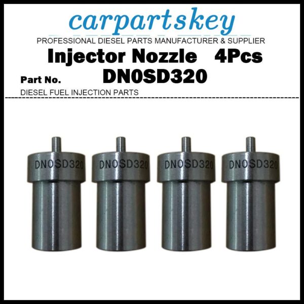 4Pcs Diesel Fuel Injector Nozzle DN0SD320 0434250224 for Ford Fiesta MK4 1.8D