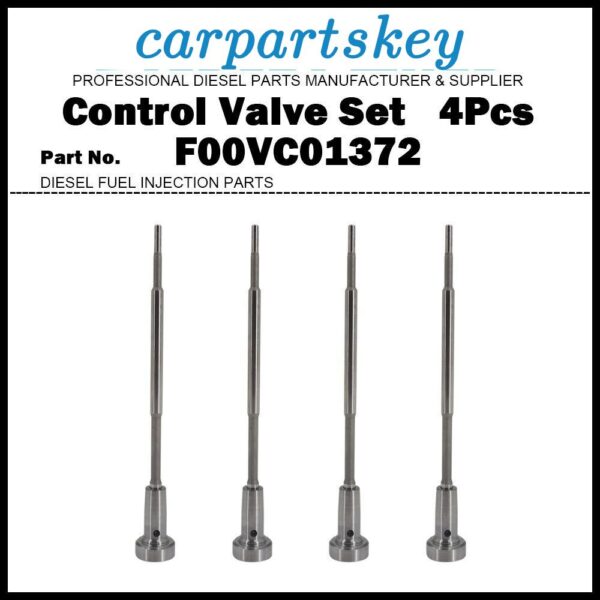 4Pcs Fuel Injector Control Valve F00VC01372 for 0445110489 0445110739 0445110340