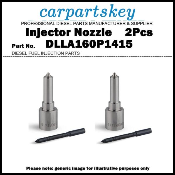 2x Fuel Injector Nozzle DLLA160P1415 for BMW E60 E61 535D M57 0445110219 7793030