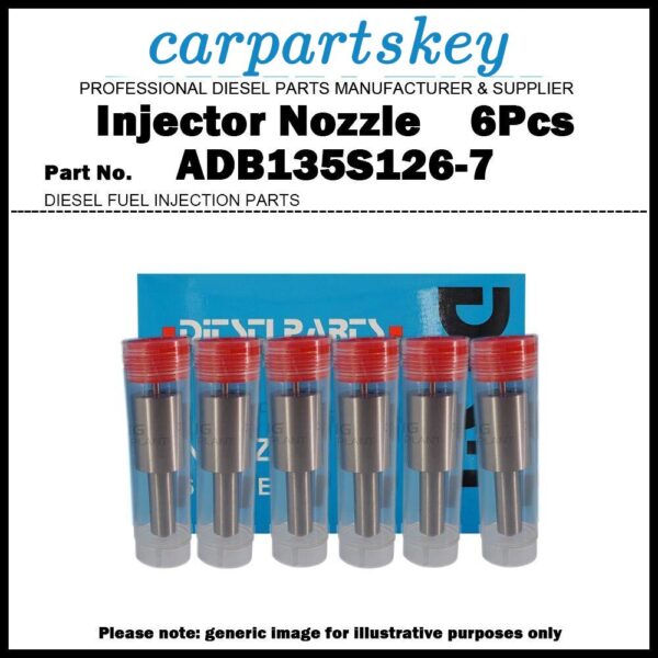 6x Diesel Fuel Injector Nozzle ADB135S126-7 0433220169 5628908 BDB135S126-7