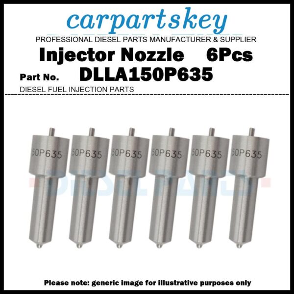 6 Fuel Injector Nozzle DLLA150P635 1380777 for Scania 114 124 0414701005 1440577