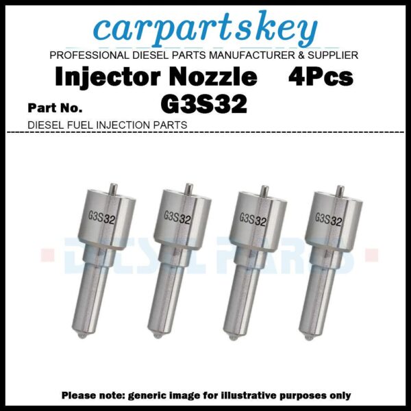 4x Injector Nozzle G3S32 for Mitsubishi L200 Montero Pajero Sport 4M41 1465A351