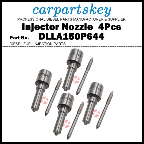4Pcs Fuel Injector Nozzle DLLA150P644 for TOYOTA Dyna Toyoace 15B-F 23600-58060