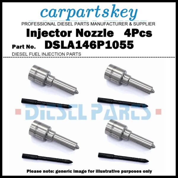 4x Injector Nozzle DSLA146P1055 for CITROEN PEUGEOT 1.4HDi 0445110075 0445110135