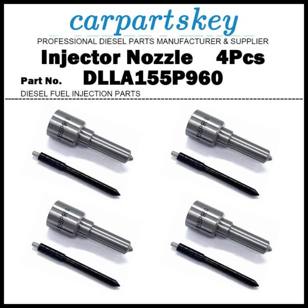 4Pcs Injector Nozzle DLLA155P960 for Toyota RAV4 1AD 2AD 23670-0R130 23670-0R180