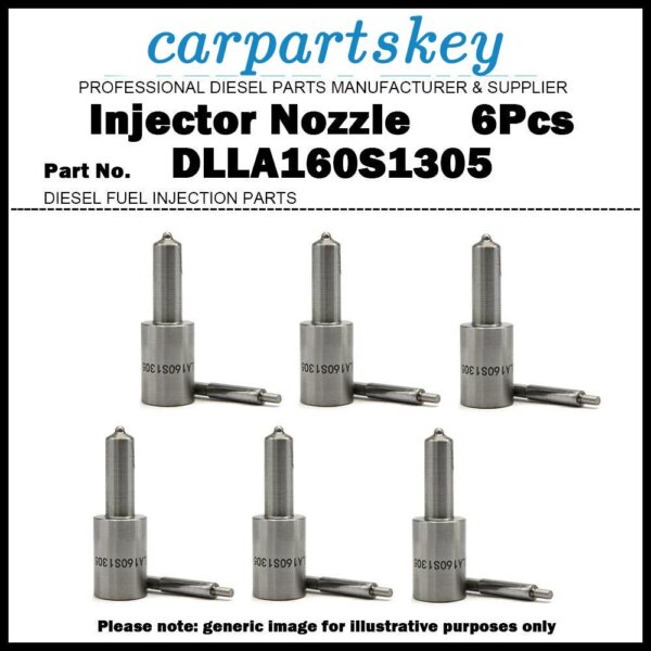 6x Injector Nozzle DLLA160S1305 for RENAULT TRUCKS Magnum Major 12.0D 385/420TI