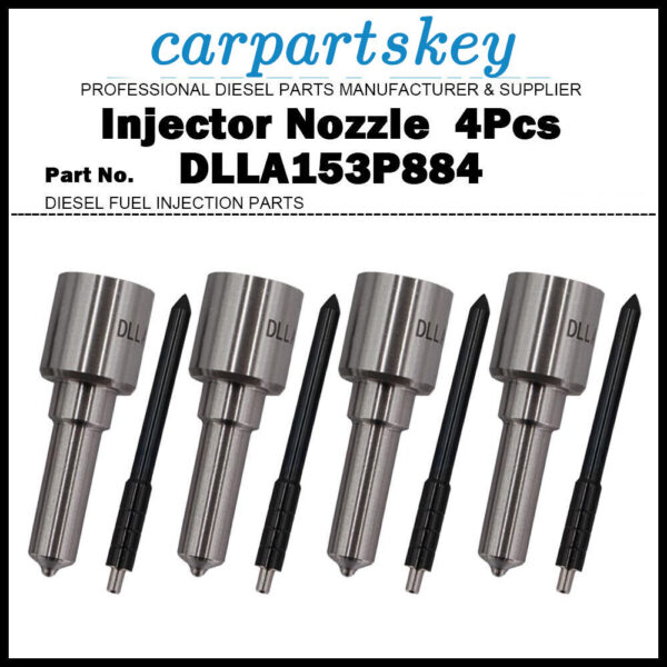4x Injector Nozzle DLLA153P884 for Citroen Jumper 2.2HDi 9659325580 6C1Q9K546AC