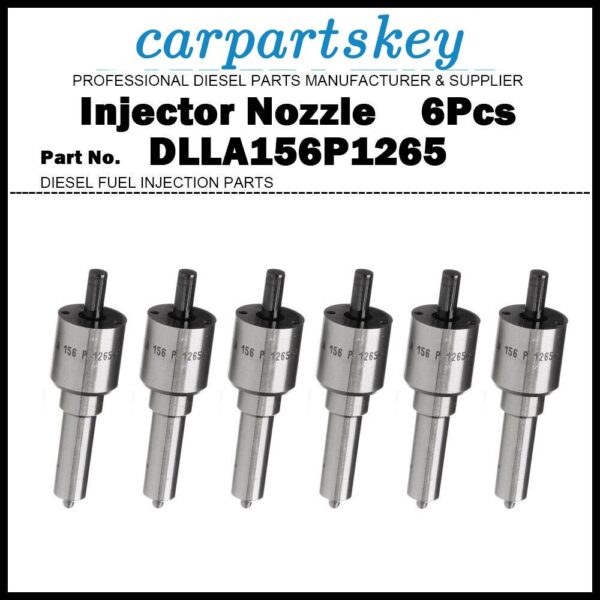 6x Injector Nozzle DLLA156P1265 for Mercedes Benz C30 AMG 0445110151 04451110152
