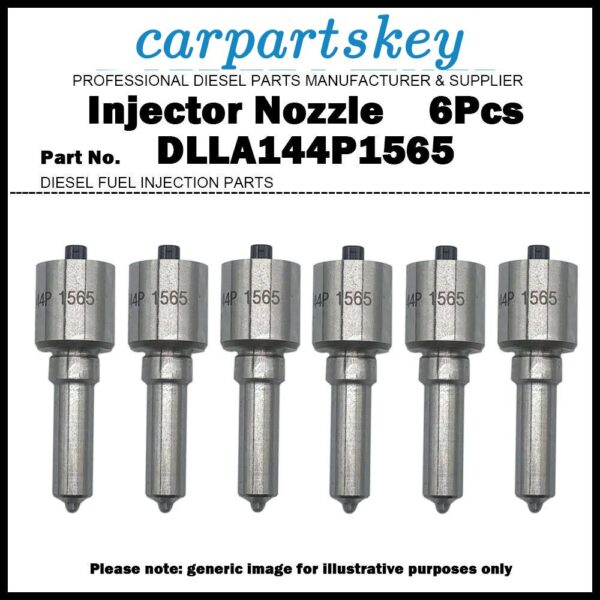 6Pcs Injector Nozzle DLLA144P1565 for Volvo EC240B EC290B 0445120066 VOE20798114