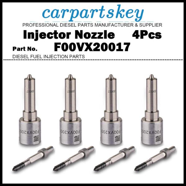 4x Fuel Injector Nozzle F00VX20017 for Mercedes Benz W639 Vito 2.0/2.2CDI OM646