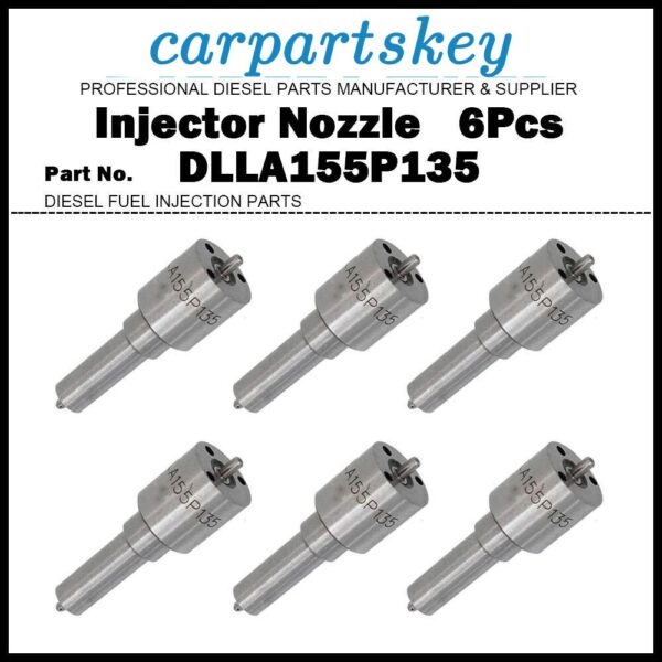 6Pcs Fuel Injector Nozzle DLLA155P135 for ?Cummins 6CT 8.3L 3908513 0432191794
