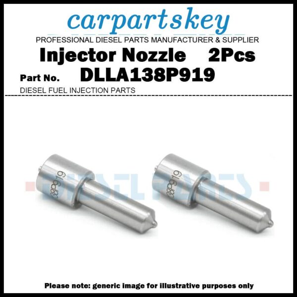 2x Fuel Injector Nozzle DLLA138P919 for Komatsu 6D140E 095000-6120 6261-11-3100