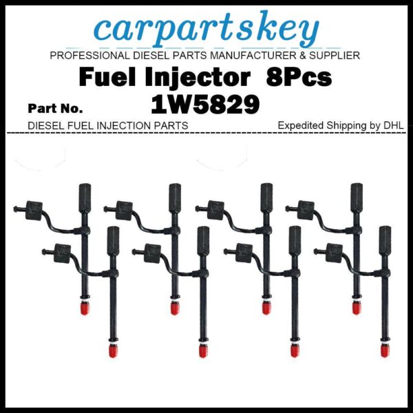 8Pcs Fuel Injector Pencil Nozzle 1W-5829 for Caterpillar CAT 3208 613B 931B 225