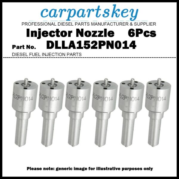6x Fuel Injector Nozzle DLLA152PN014 for Komatsu 4D95L 6206-11-3100 6207-11-3500