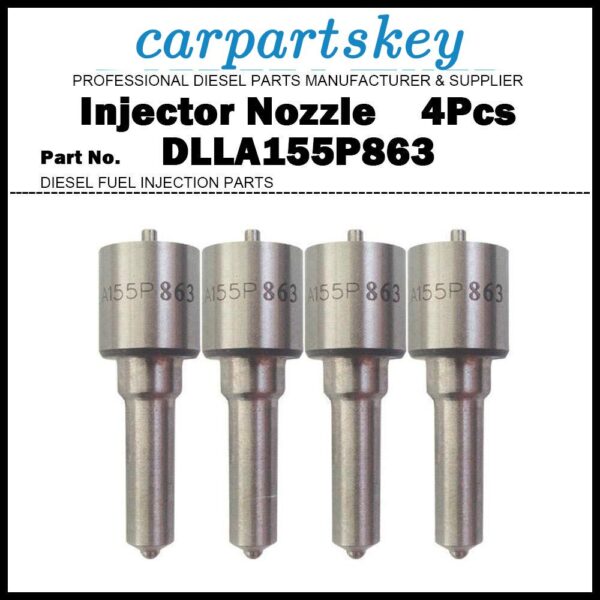 4x Fuel Injector Nozzle DLLA155P863 for Toyota 23670-0L050 Hilux Vigo Prado 3.0d