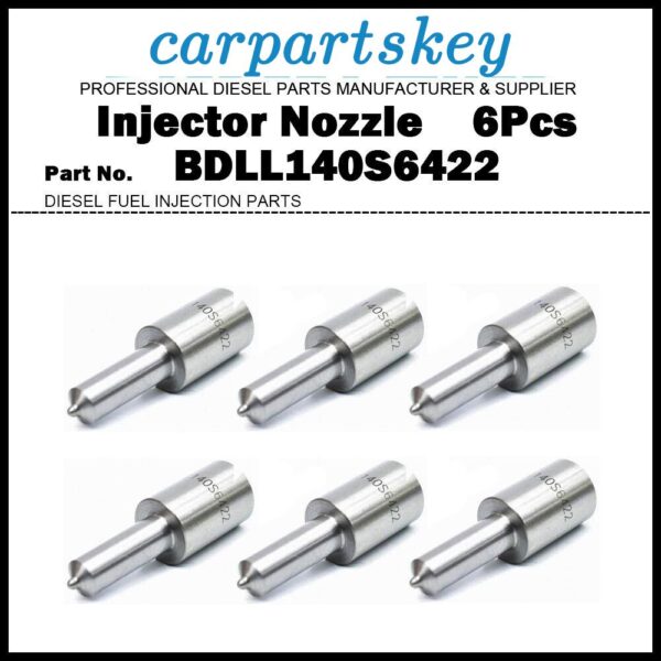 6 Fuel Injector Nozzle 5621251 703F9E527AAA BDLL140S6422 for Ford 3000 5000 5900