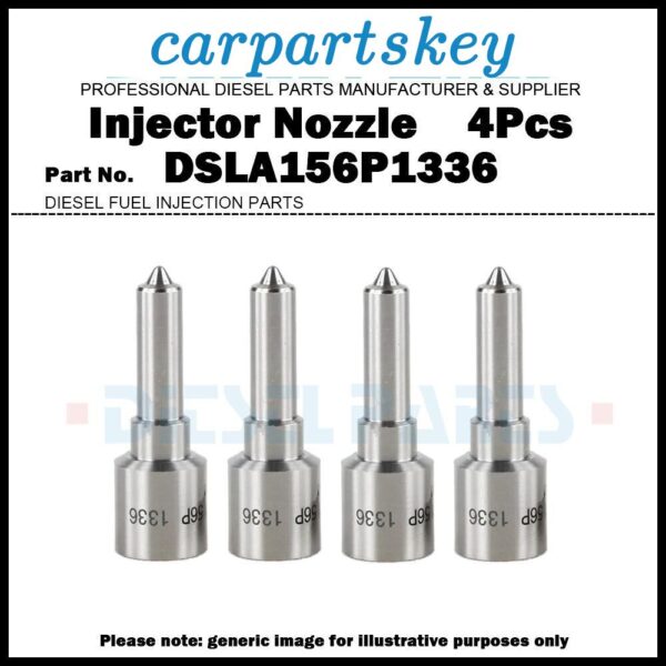 4x Fuel Injector Nozzle DSLA156P1336 for 04-11 VW Caddy III 2.0 SDI 038130073AP