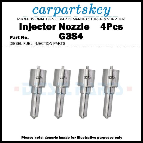 4x Fuel Injector Nozzle G3S4 for Citroen C4 Peugeot 4008 4N13 1.8HDi 1607854180