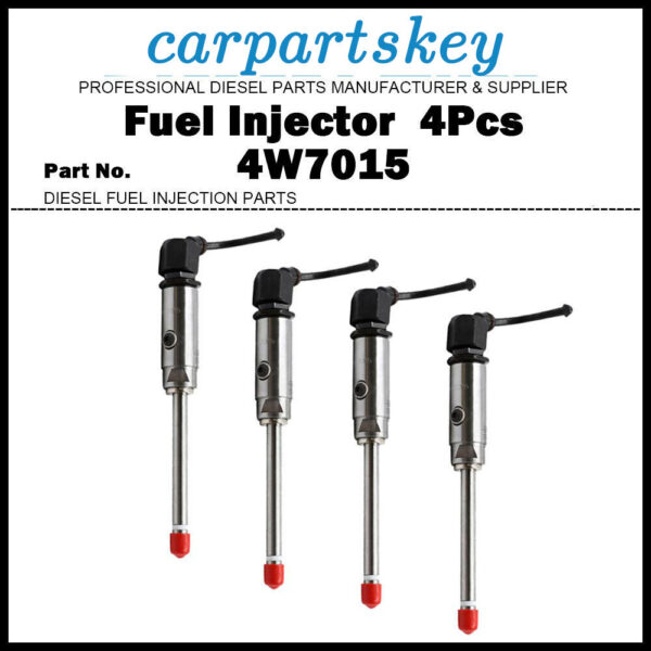 4x Fuel Injector Pencil Nozzle 4W7015 0R3419 for Caterpillar CAT 3204 215B 931B