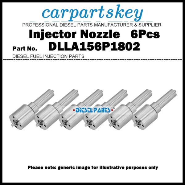 6Pcs Fuel Injector Nozzle Tips DLLA156P1802 0433172096