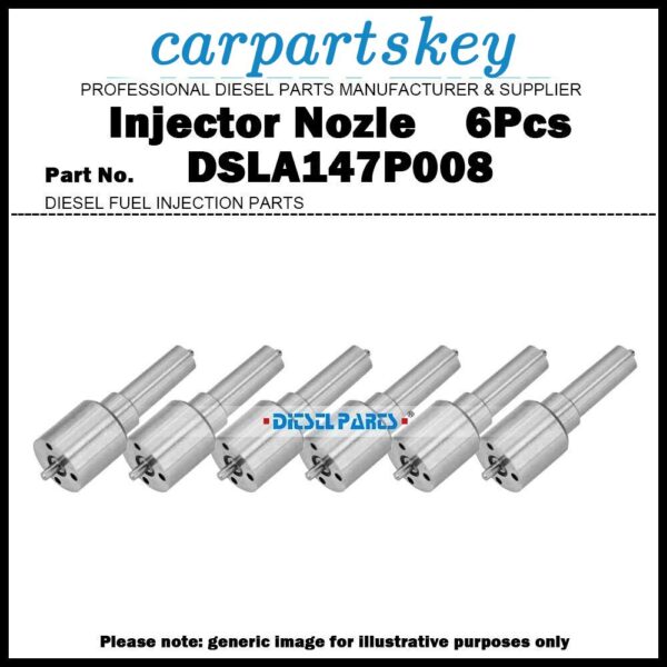 6x Diesel Fuel Injector Nozzle Tips DSLA147P008 F013123088 for Yuchai